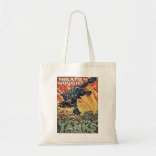 Tote Bag Traitez 'Em Rough-1918 - en détresse