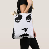 Tote Bag Traits de femme noire (De près)