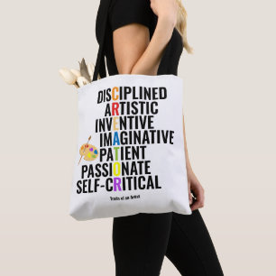 Tote Bag Traits d'un artiste