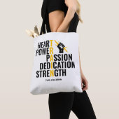 Tote Bag Traits d'un athlète (De près)