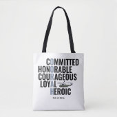 Tote Bag Traits d'un marin (Devant)