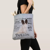 Tote Bag Traits Fourre-tout de Papillon (De près)