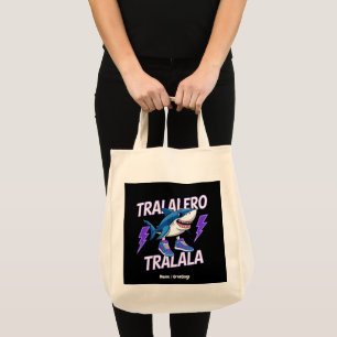 Tote Bag Tralalero Tralala Bootleg Funny Shark meme Graphis