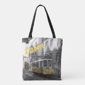 Tote Bag Tramway jaune de Lisbonne (Dos)