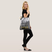 Tote Bag Tramway jaune de Lisbonne (Sur le modèle)