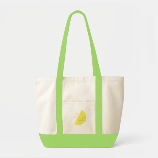 Tote Bag Tranche de citron (Devant)