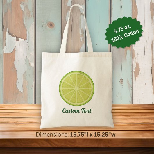Tote Bag Tranche de citron vert