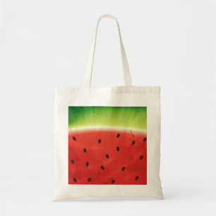 Tote Bag Tranche géante de pastèque à l'aquarelle mignonne 