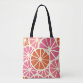 Tote Bag Tranches de pamplemousse sans soudure motif, agrum (Devant)