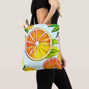 Tote Bag Tranches d'orange : L'art des agrumes