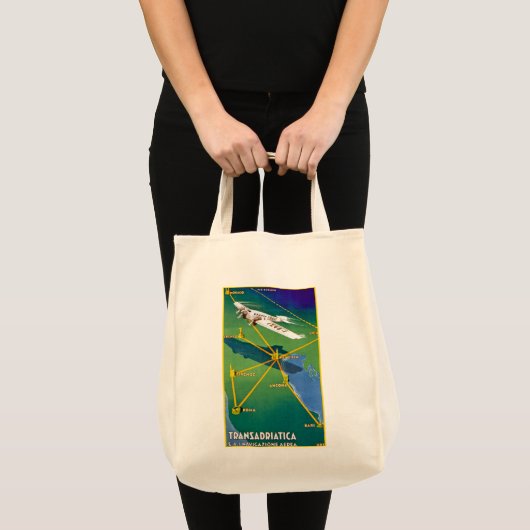 Tote Bag Transadriatica Navigazione Aerea (Devant (produit))