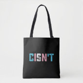 Tote Bag Transgenre Pride Cis pas LGBTQ Trans Flag drôle (Devant)