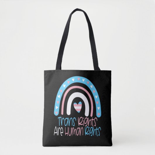 Tote Bag Transgenre Trans Rights Ally Pride Mois Cadeau (Devant)