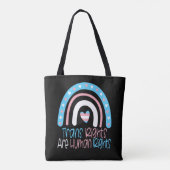 Tote Bag Transgenre Trans Rights Ally Pride Mois Cadeau (Dos)