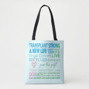 Tote Bag Transplanter une forte sensibilisation au don d'or