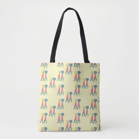 Tote Bag Transport d'un motif de pilule (Devant)