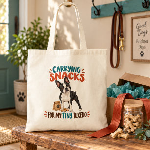 Tote Bag Transportant des friandises pour mon minuscule Bos