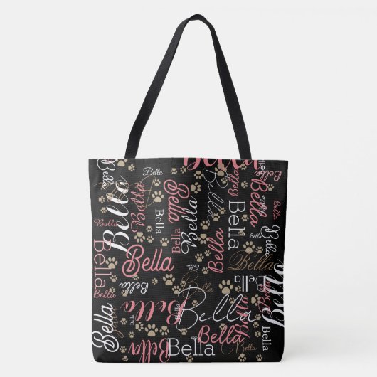 Tote Bag Transporter des articles essentiels sur les chiots (Devant)