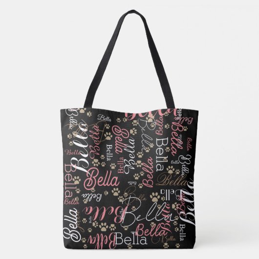 Tote Bag Transporter des articles essentiels sur les chiots (Dos)