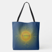 Tote Bag Transporter tout soleil Floride (Dos)