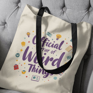 Tote Bag Transporteur Officiel De Choses Étrangères Drôle