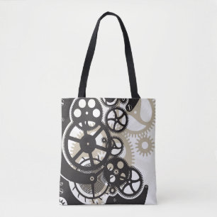 Tote Bag Travail de roues de dent