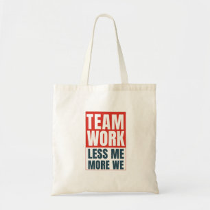 Tote Bag Travail d'équipe Entreprise Inspirationnel Personn