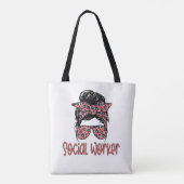 Tote Bag Travail social Maîtrise en sciences sociales Maîtr (Dos)