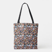 Tote Bag Travail stress noir (Dos)