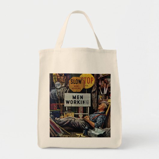 Tote Bag Travailler d'hommes (Devant)