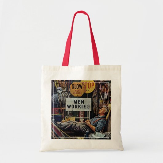Tote Bag Travailler d'hommes (Devant)