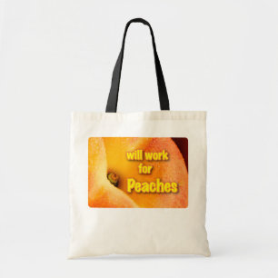 Tote Bag travaillera pour des pêches