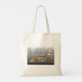 Tote Bag Travailleur de construction robotique (Dos)