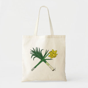 Tote Bag Traversée de poireaux et de jonquilles