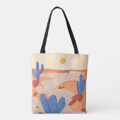 Tote Bag Traverser le désert peint (Dos)