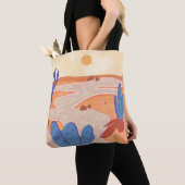 Tote Bag Traverser le désert peint (De près)