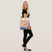 Tote Bag Traverser le désert peint (Sur le modèle)
