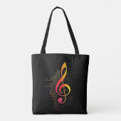 Tote Bag Treble Clef Music (Dos)