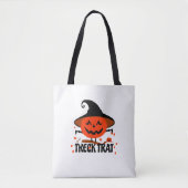 Tote Bag Treck Trat Citrouille Sourire (Devant)