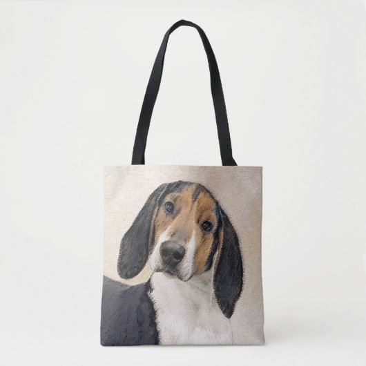 Tote Bag Treeing Walker Coonhound Peinture - Art original (Devant)
