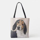 Tote Bag Treeing Walker Coonhound Peinture - Art original (Dos)