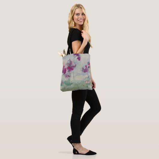 Tote Bag Treeline Fuchsia (Sur le modèle)
