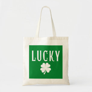 Tote Bag Trèfle à quatre feuilles chanceux Saint Patrick de