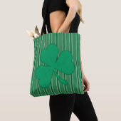 Tote Bag Trèfle Amusant et Élégant (De près)