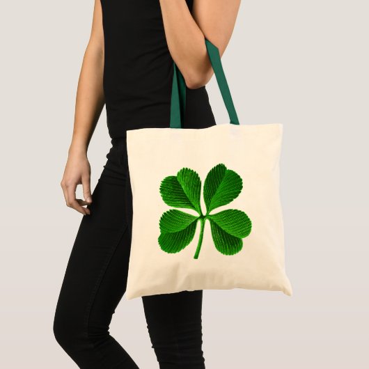 Tote Bag Trèfle chanceux de 4 feuilles (Devant (produit))