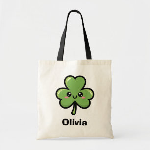 Tote Bag Trèfle Souriant Mignon