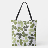 Tote Bag Trèfle vert dans une variété de nuances (Dos)