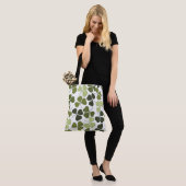 Tote Bag Trèfle vert dans une variété de nuances (Sur le modèle)