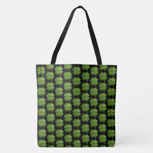 Tote Bag Trèfles à quatre feuilles (Devant)