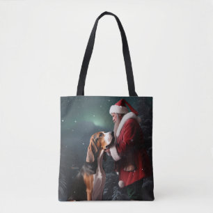 Tote Bag Trek Walker Coonhound Noël du Père Noël